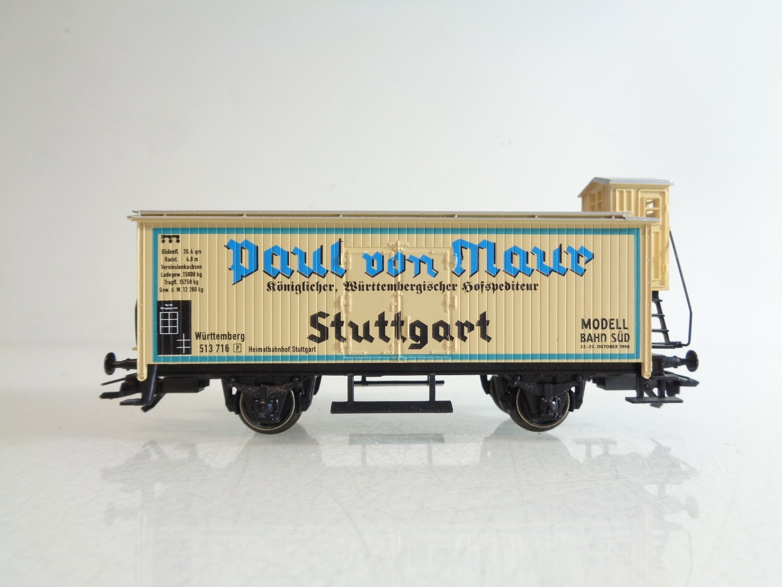 Märklin H0 Kühlwagen Paul von Maur Stuttgart Württemberg BH992 o. – Bild 3