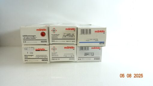 Märklin H0 Leerverpackung 6 Stück siehe Foto PK302