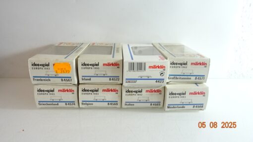 Märklin H0 Leerverpackung 8 Stück siehe Foto PK314