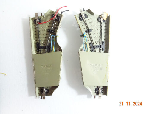 Märklin H0 M-Gleise 5118 5119 Elektro. Weichenpaar siehe Foto CK4264 o. – Bild 3