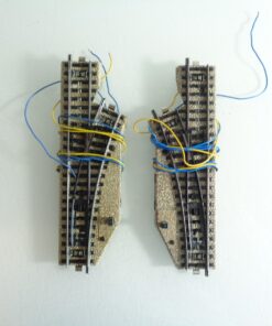 Märklin H0 M-Gleise 5138 5139 Elektro. Weichenpaar siehe Foto PK2093 o.