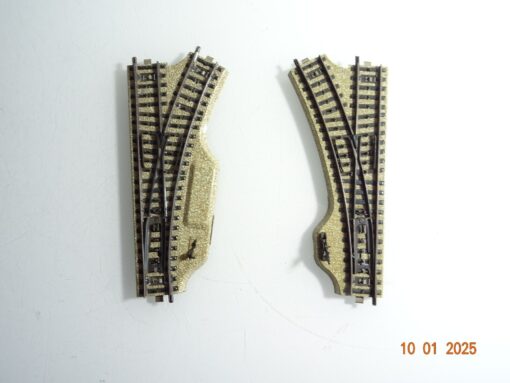 Märklin H0 M-Gleise Handweichenpaar siehe Foto CK5281 o.