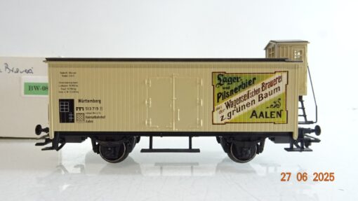 Märklin H0 SoMo Bierwagen Wagenseilsche Brauerei Aalen Württemberg in OVP PR8790 – Bild 3