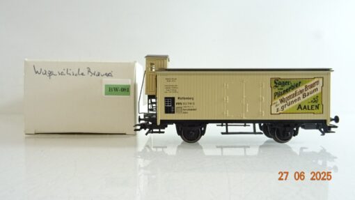 Märklin H0 SoMo Bierwagen Wagenseilsche Brauerei Aalen Württemberg in OVP PR8790