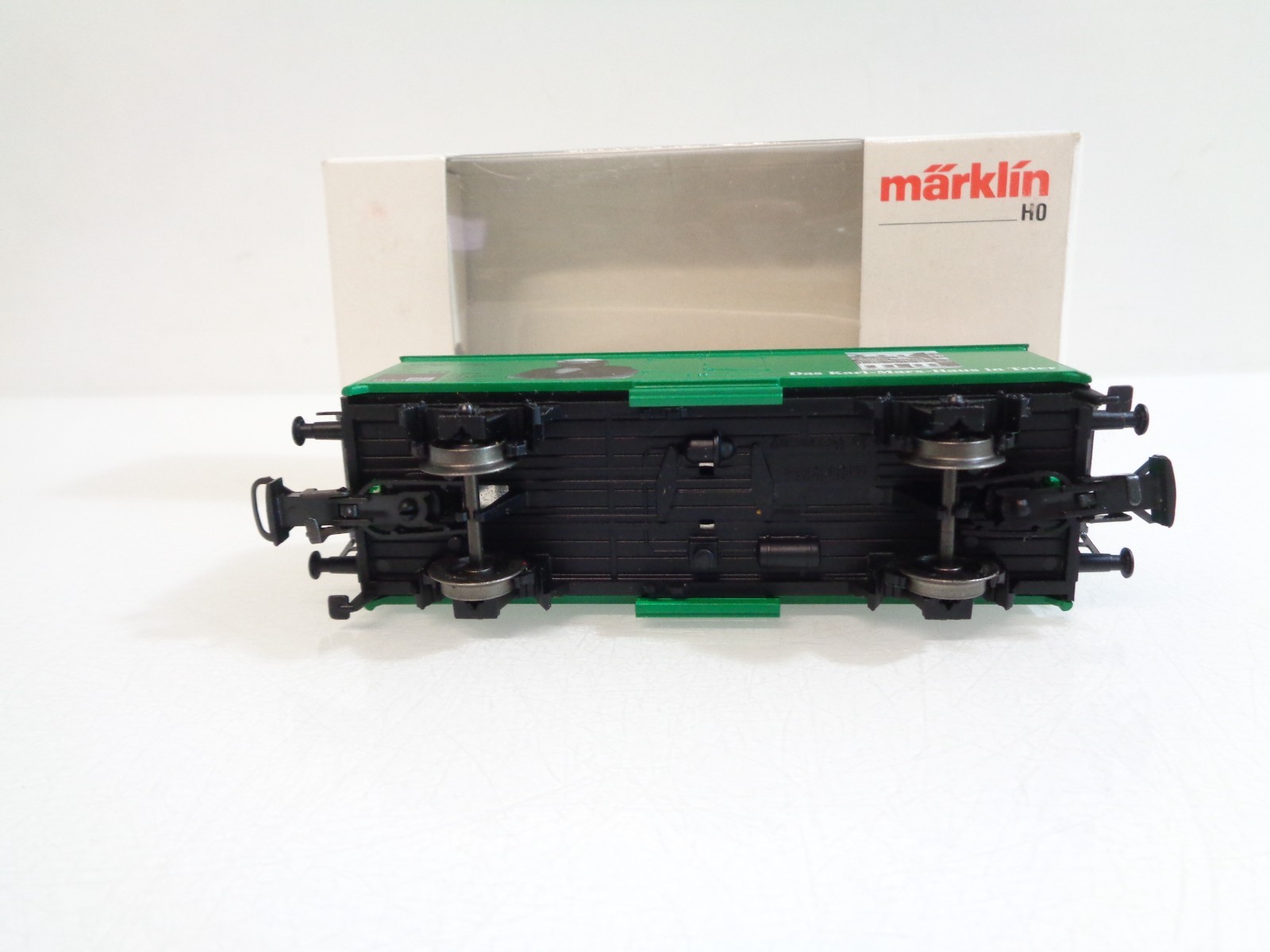 Märklin H0 SoMo gedeckter Güterwagen Das Karl Marx Haus in OVP RR5650 – Bild 4