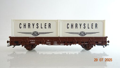 Märklin H0 aus 46945 Rungenwagen mit 2 Container Chrysler der ÖBB PR9309 o. – Bild 3