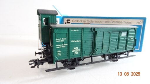 Märklin H0 gedeckter Güterwagen 700303 Württemberg in EVP RR2878