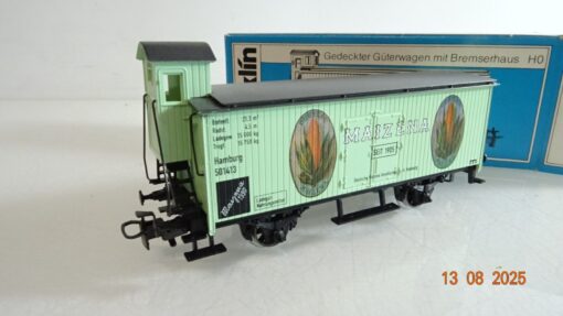 Märklin H0 gedeckter Güterwagen Maizena Hamburg in OVP RR2862