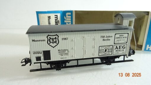 Märklin H0 gedeckter Güterwagen Museumswagen 1987 in OVP RR2858 – Bild 3