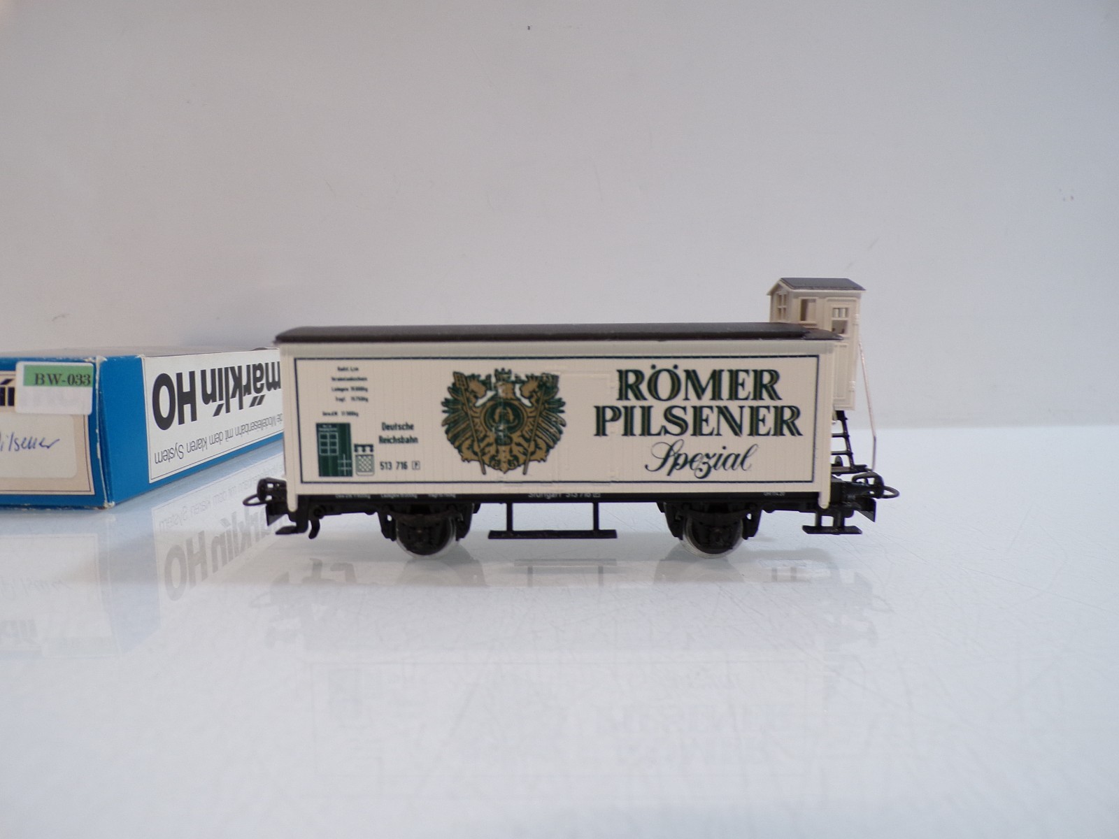 Märklin H0 gedeckter Güterwagen Römer Pilsener der DR in OVP BH1888 – Bild 3