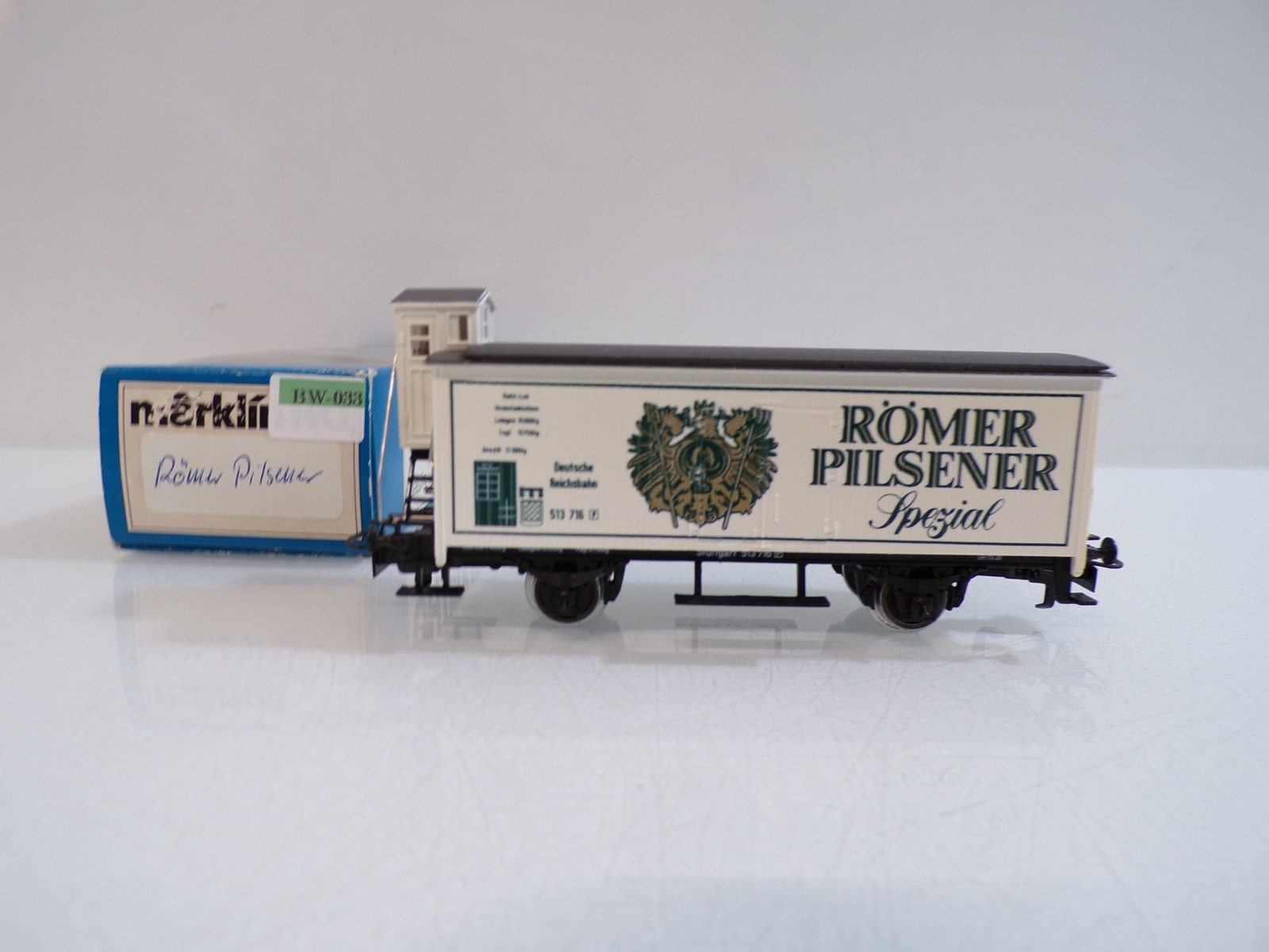 Märklin H0 gedeckter Güterwagen Römer Pilsener der DR in OVP BH1888