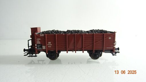 Märklin H0 offener Güterwagen mit Kohleladung der DB PR8424 o.