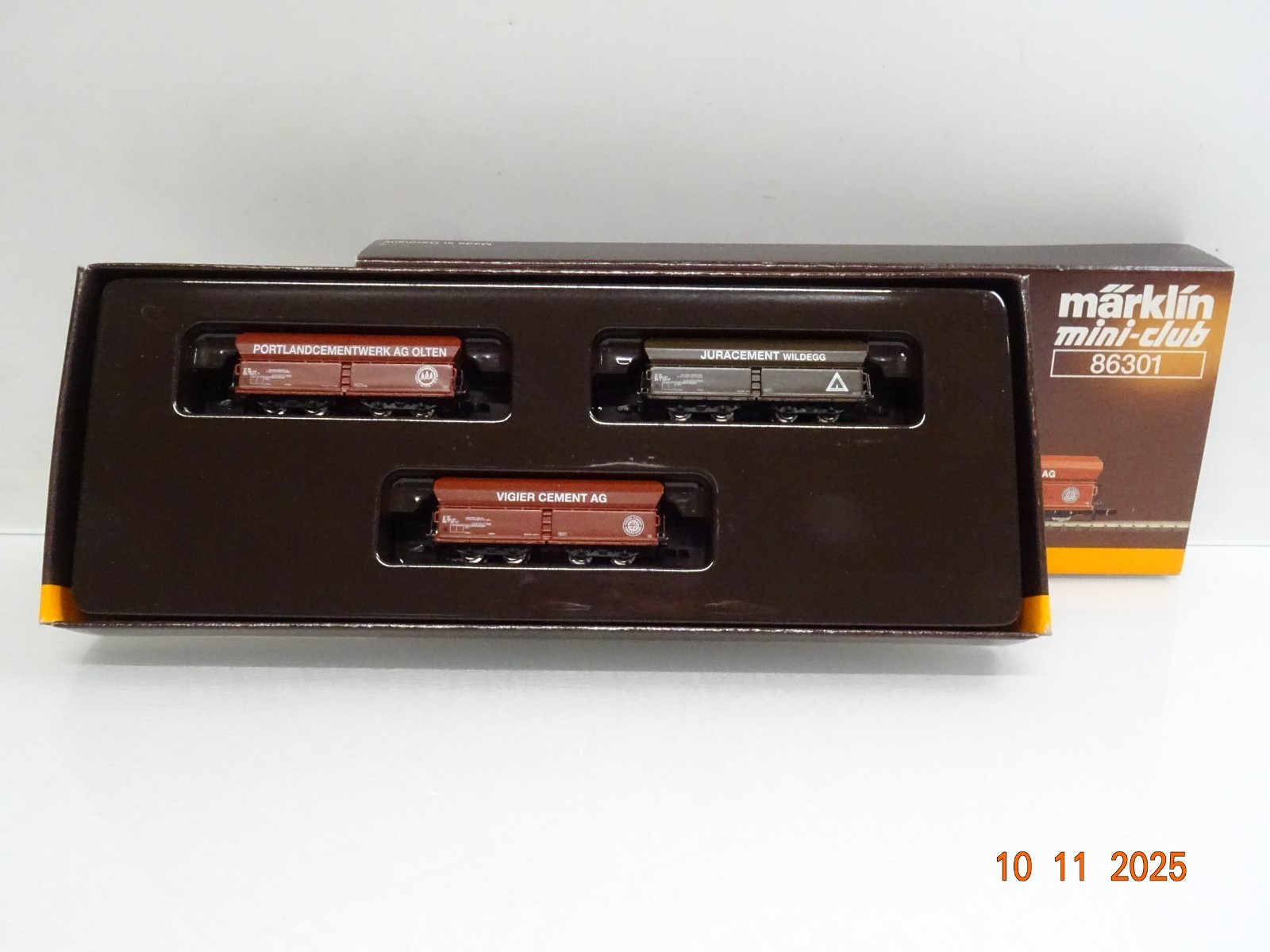 Märklin Mini-Club Z 86301 Selbstentladewagen-Set 3tlg. neuwertig in OVP JL4355