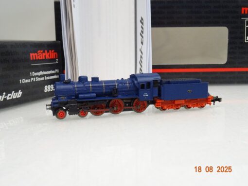 Märklin Mini-Club Z 88999 Dampflok P8 blau der Bad.St.B. neuwertig in OVP JL2336