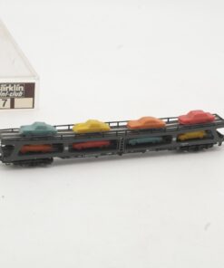 Märklin Mini-Club Z Autotransportwagen mit 8 PKW der DB in EVP RR5215