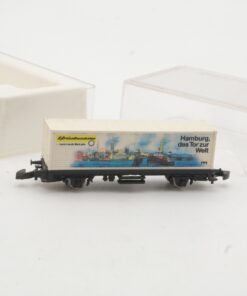 Märklin Mini-Club Z Containerwagen Hamburg das Tor zur Welt in OVP RR5296
