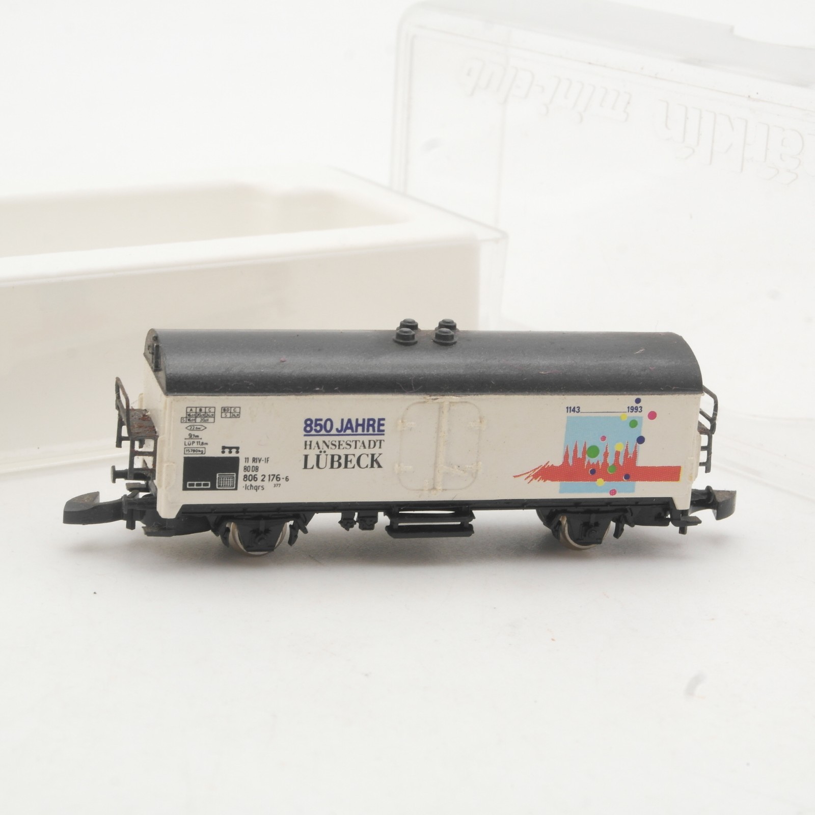 Märklin Mini-Club Z Güterwagen 850 Jahre Lübeck, siehe Foto in OVP RR5295