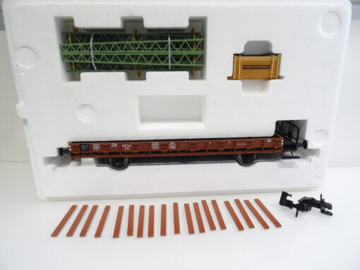 Märklin Spur 1 58496 Rungenwagen R10 der DB mit Ladegut in OVP LE1413