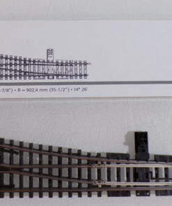 Märklin Spur H0 22716 Weiche rechts 225 mm R=902,4 mm in OVP PK2784