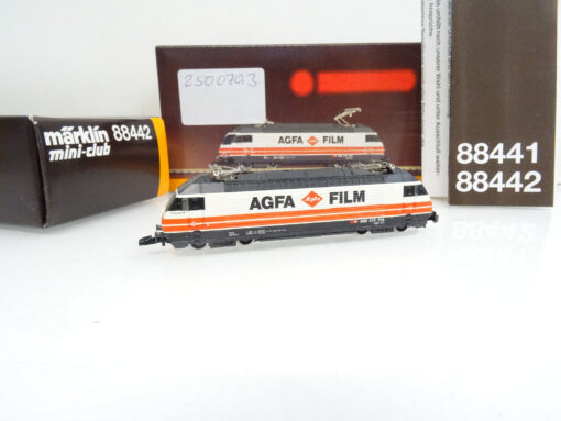 Märklin Z 88442 Schweiz E-Lok Re 460 Agfa der SBB neuwertig in OVP LE4166
