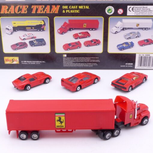 Maisto 1:64 53006 Ferrari Race Team Auto-Set PKW 1:64 LKW ca. 1:87 in OVP EX7303 – Bild 3