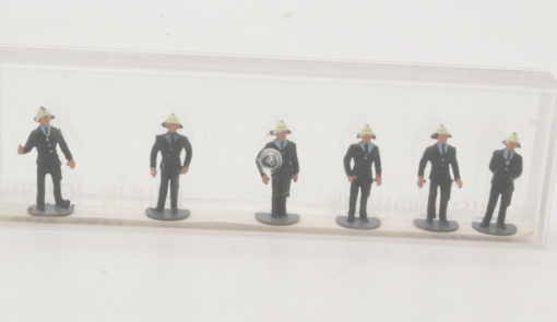 Merten H0 2371 Deutsche Feuerwehr 6 Figuren in OVP QR9845