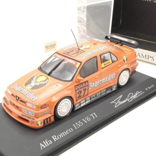 Minichamps 1:43 Alfa Romeo 155 V6 TI Bartels DTM #27 Jägermeister in OVP RA9486