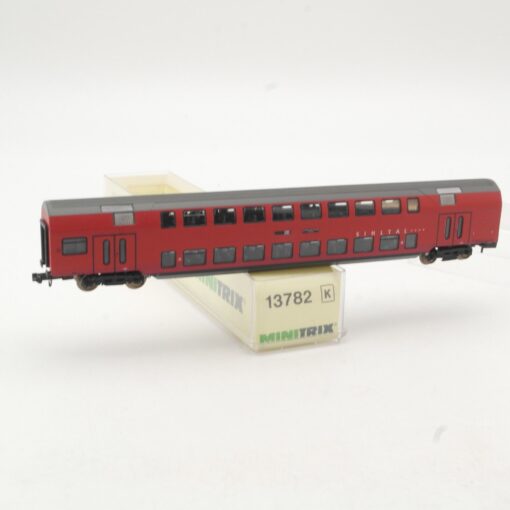 Minitrix N 13782 Doppelstockwagen Sihltahlbahn in OVP QR9791 – Bild 3