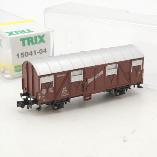 Minitrix N 15041-04 gedeckter Güterwagen Bananen der DB in OVP QR3202