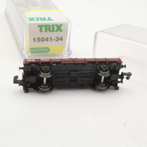 Minitrix N 15041-34 Niederbordwagen mit Mercedes L319 der DB in OVP RR539 – Bild 4