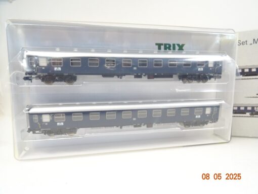 Minitrix N 15132 Schnellzugwagen-Set 4tlg. Merkur neuwertig in OVP JL563 – Bild 4