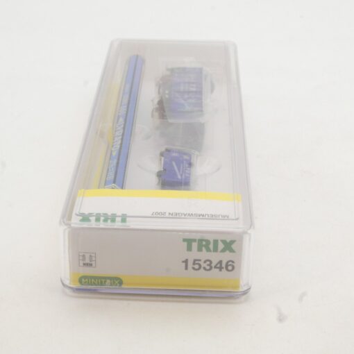 Minitrix N 15346 gedeckter Güterwagen Lyra Bleistiftfabrik in OVP QR3159 – Bild 6