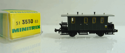 Minitrix N 3002 Personenwagen Länderbahn 3.Kl.  in EVP AR7844