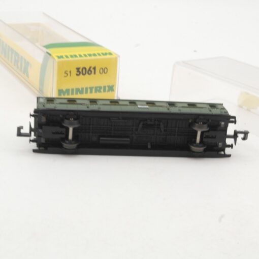 Minitrix N 3061 Bauzug Mannschaftswagen der DB in OVP RR235 – Bild 4