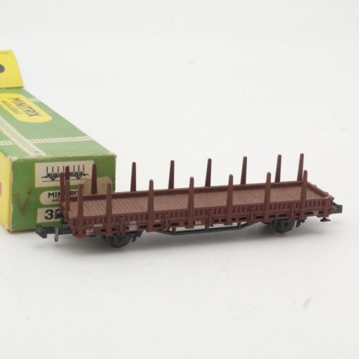 Minitrix N 3235 Rungenwagen der DB, siehe Foto in OVP RR202