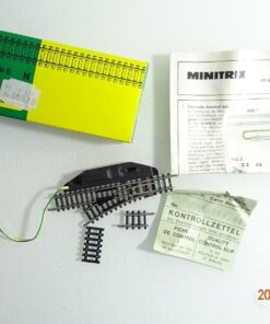 Minitrix N 4942 Elektroweiche siehe Foto in OVP CK6860