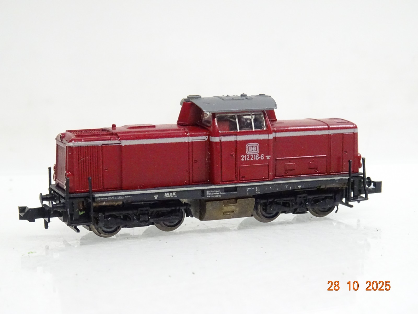 Minitrix N 51 2048 00 Diesellok BR 212 216-6 der DB JL3935 o. – Bild 3