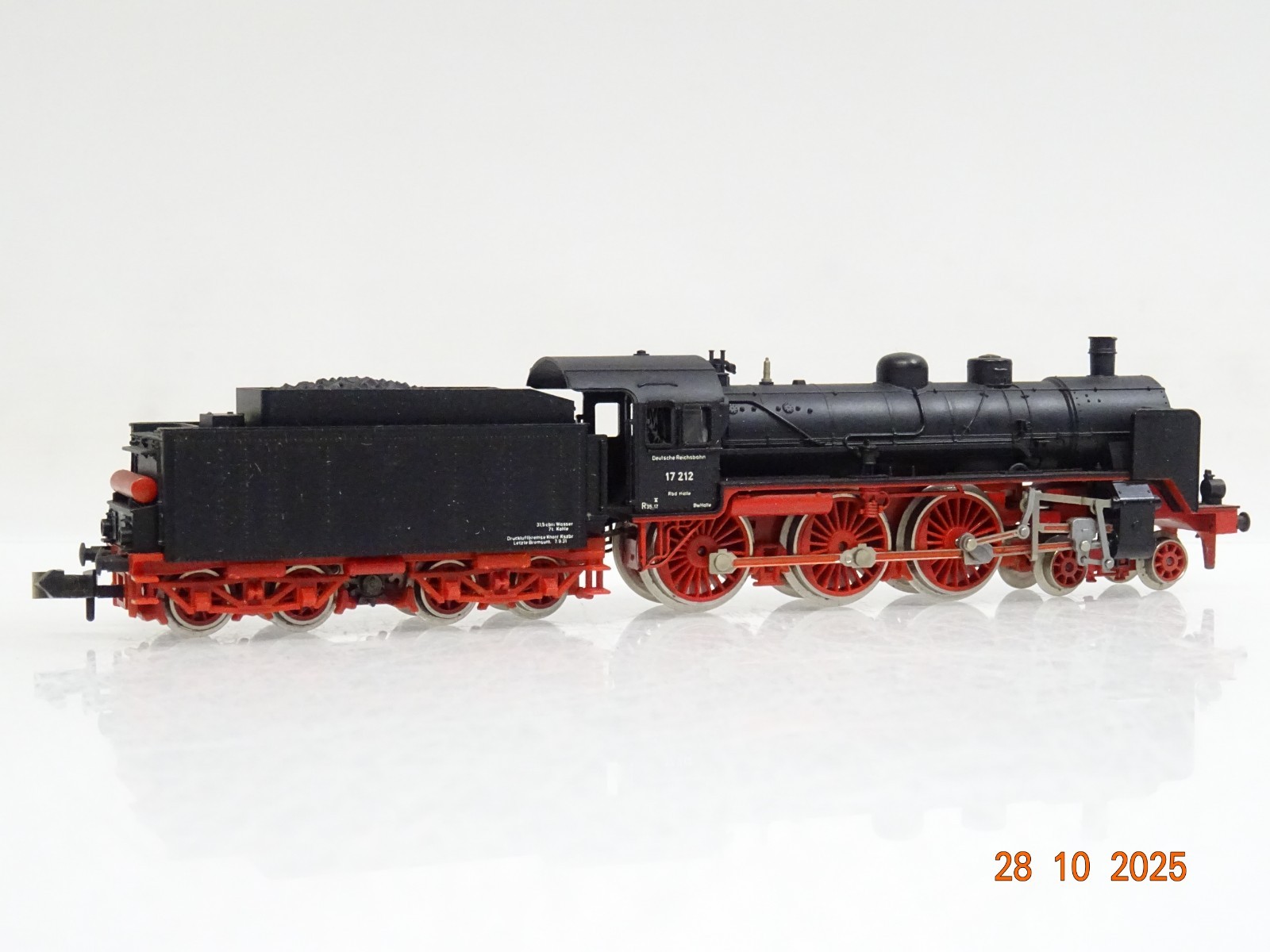 Minitrix N 51 2077 00 Dampflok BR 17 212 der DR JL3861 o. – Bild 3