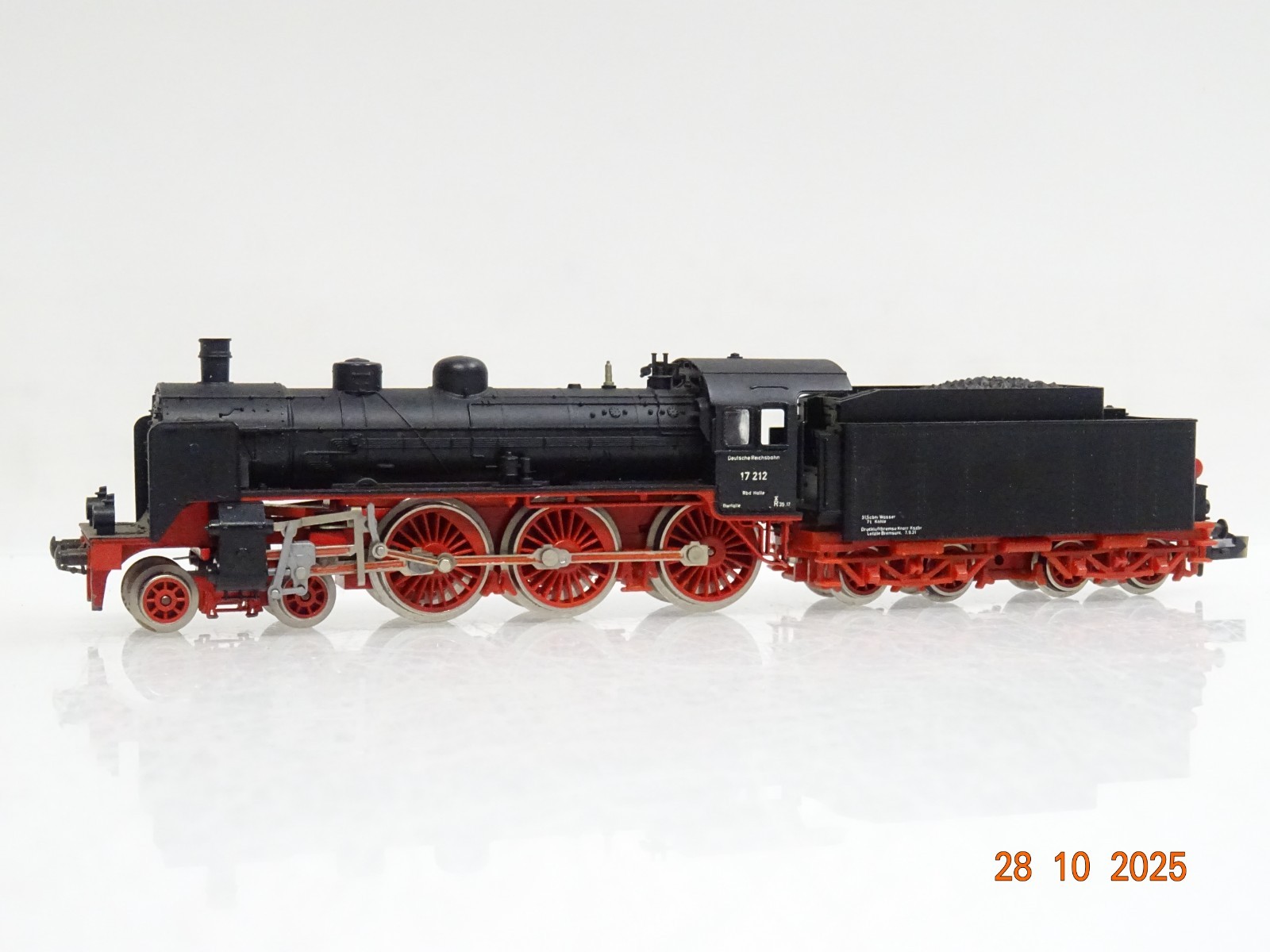 Minitrix N 51 2077 00 Dampflok BR 17 212 der DR JL3861 o.