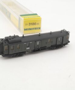 Minitrix N 51 3186 00Schnellzug Gepäckwagen der B K.Bay.Sts.B in OVP RR5328
