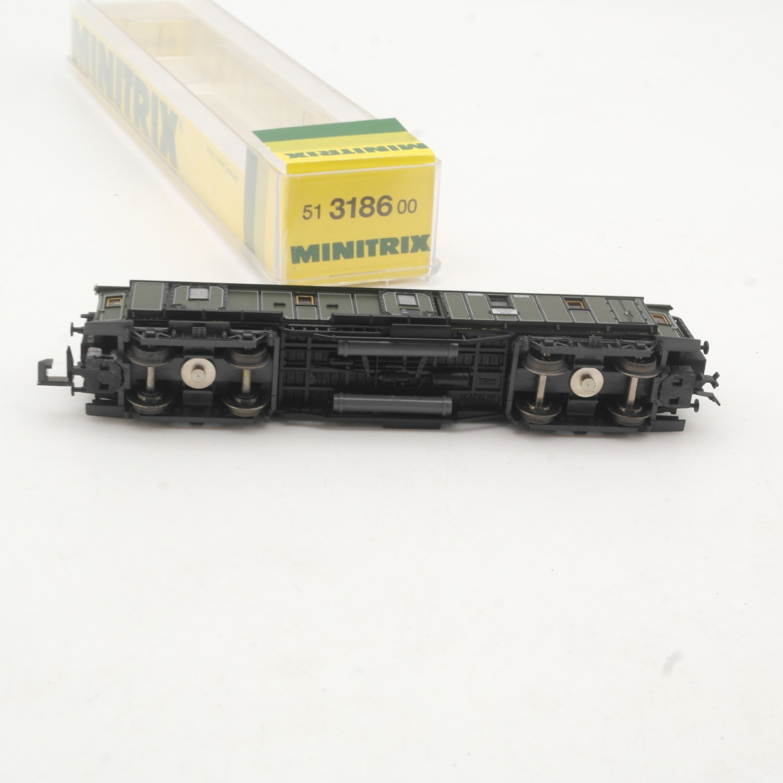 Minitrix N 51 3186 00Schnellzug Gepäckwagen der B K.Bay.Sts.B in OVP RR5328 – Bild 4