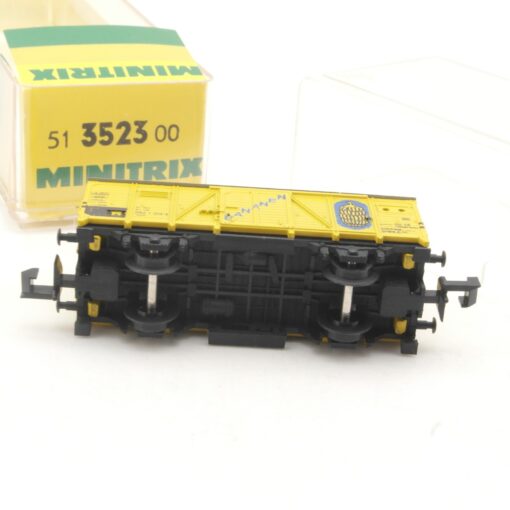 Minitrix N 51 3523 00 Güterwagen Bananen der DB in OVP RR3545 – Bild 4