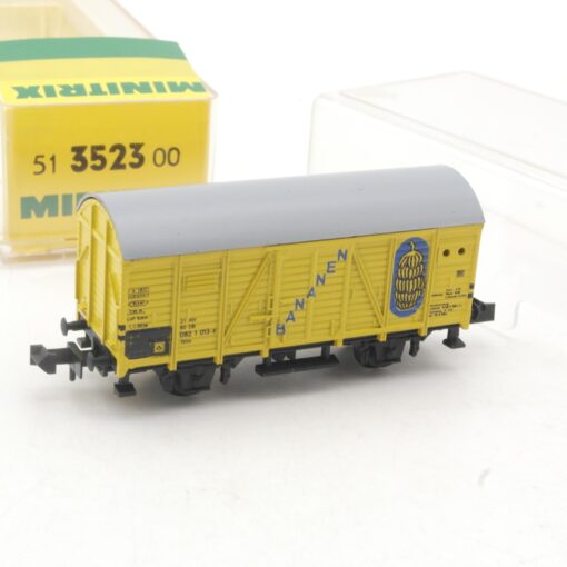 Minitrix N 51 3523 00 Güterwagen Bananen der DB in OVP RR3545