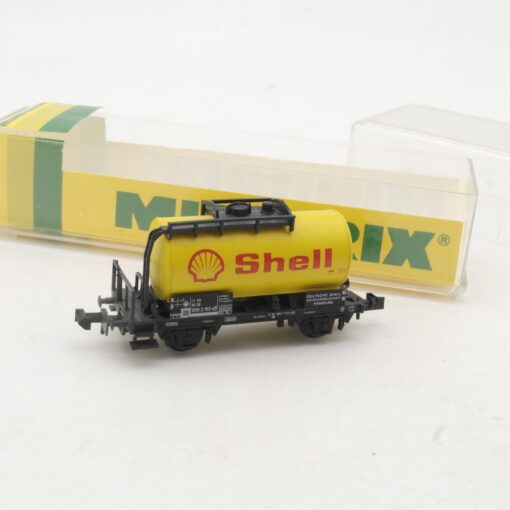 Minitrix N 51 3541 00 Kesselwagen Shell der DB in OVP RR2982