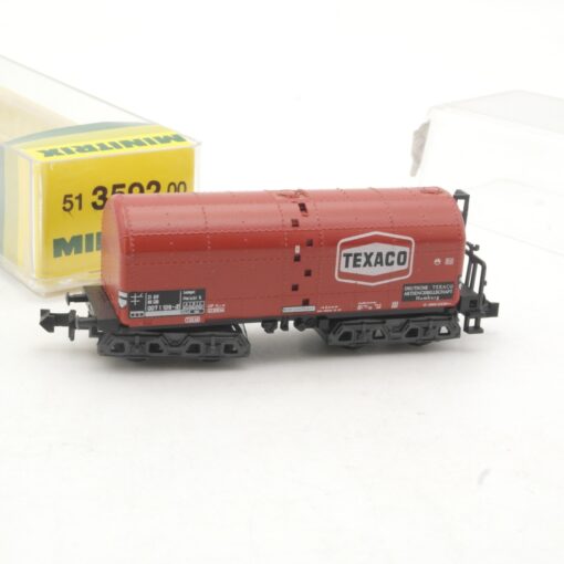 Minitrix N 513592 Heizöl-Transportwagen Texaco in OVP RR3028 – Bild 3