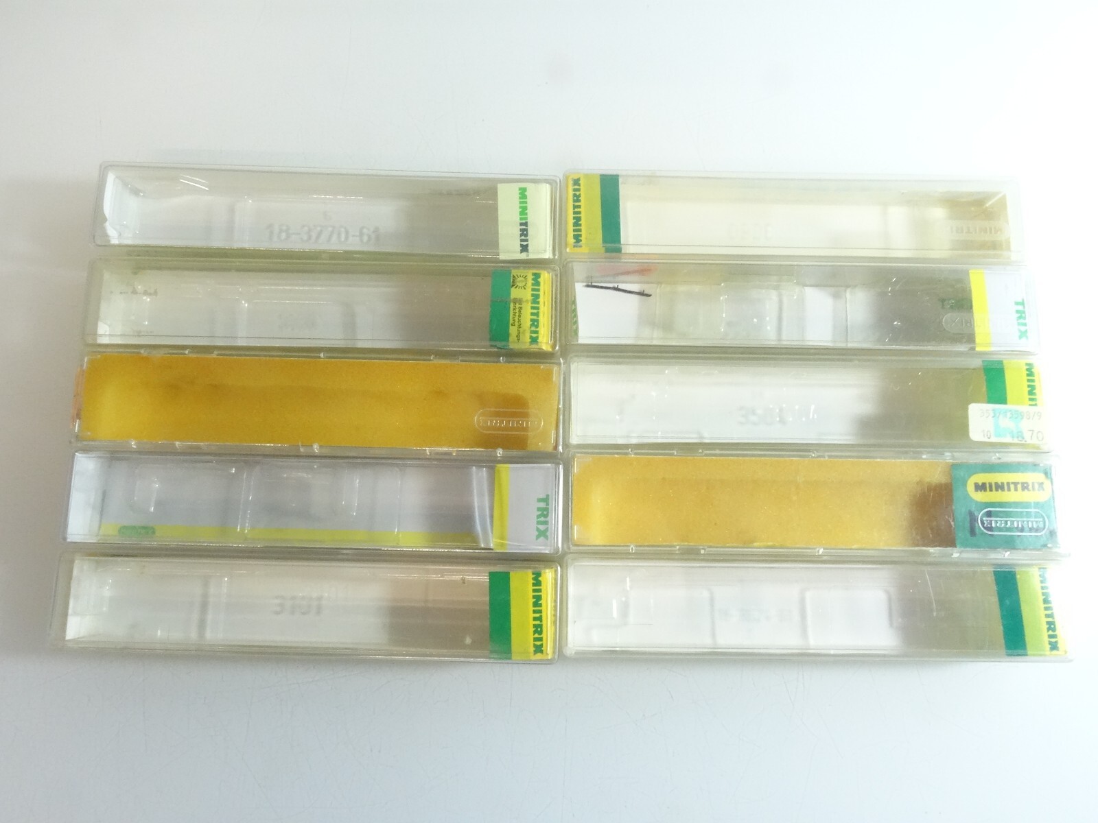 Minitrix N Konvolut Leerverpackungen verschieden 10 Stück, siehe Foto QR7410 – Bild 3