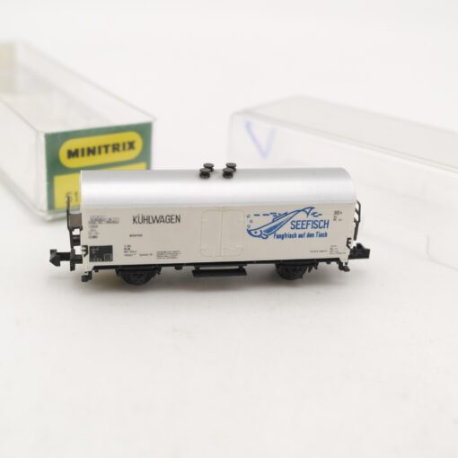 Minitrix N Kühlwagen Seefisch der DB in EVP RR2126 – Bild 3