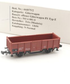 Minitrix N offener Güterwagen 501 6 081-0 der FS in EVP RR4174