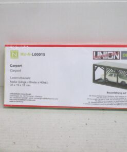 Modellbahn Union Spur N L00015 Lasercutbausatz Carport  m.OVP WZ5465