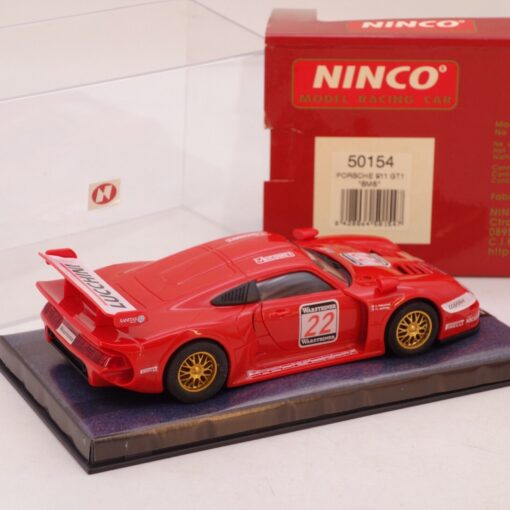Ninco Nr.: 50154 Porsche 911 GT1 BMS #22, in OVP EB9007 – Bild 3